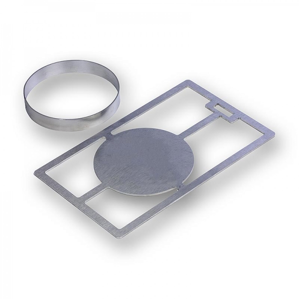 BEEFER - Burger- Rost mit Ring, 1 St