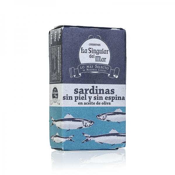 Sardinen, in Olivenöl, ohne Haut und Gräten, Spanien, 120g