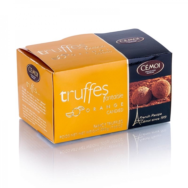 Trüffelkonfekt - Pralinen, mit Orange, Cemoi, Frankreich, 200g
