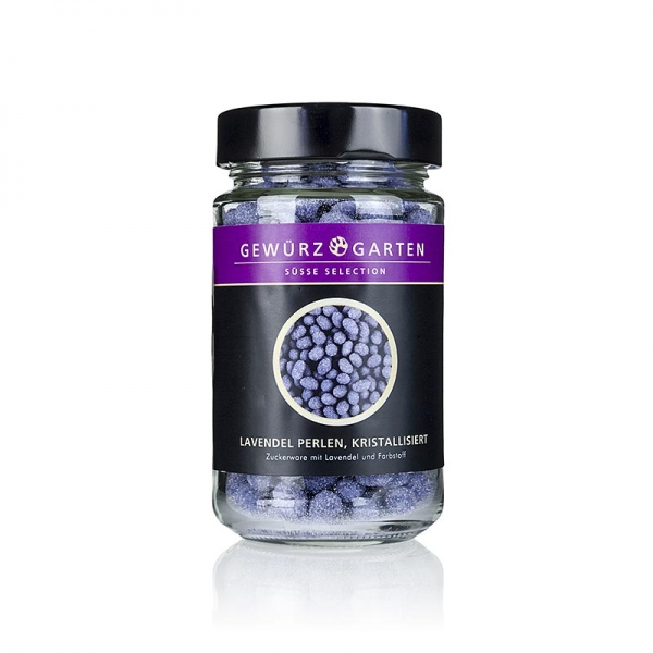 Gewürzgarten Lavendel Perlen, kristallisiert, 150g
