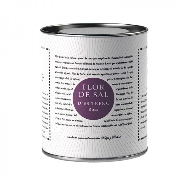 Flor de Sal aus Mallorca mit Rosenblüten, Spanien, 150g