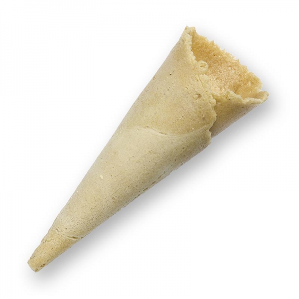 Mini-Hörnchen Basic, neutral, naturell, ø 3x7cm, mit Waffelhalter, 286 St