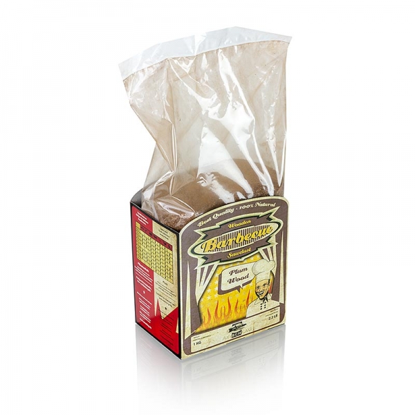 Grill BBQ - Räuchermehl aus Pflaumenholz (Plum), 1 kg