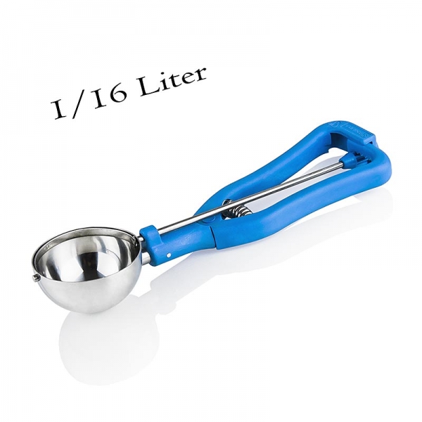 Eisportionierer 1/16 Liter, ø 61mm, 20cm lang, Edelstahl/Kunststoff, 1 St