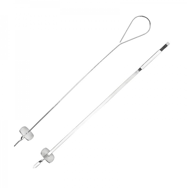 Grillzubehör - Schaschlickspieße, Edelstahl, 6 St