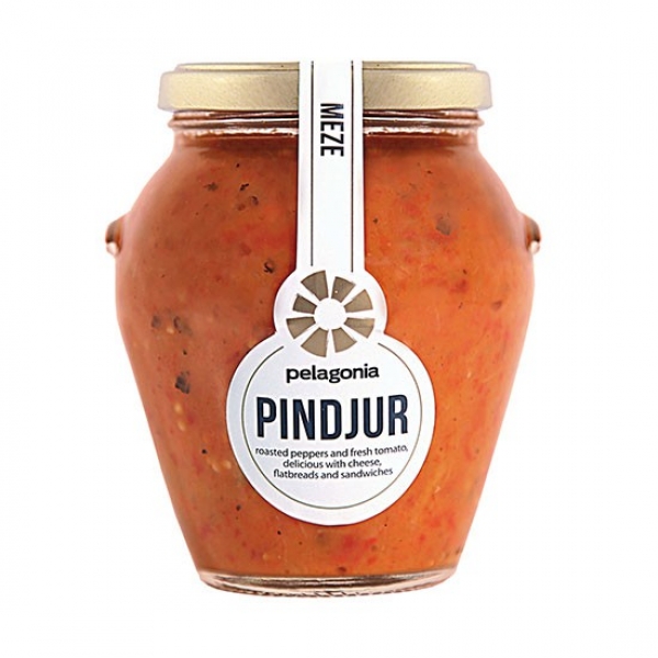Pelagonia Pindjur Mus aus gerösteter roter Paprika und Tomaten 314g