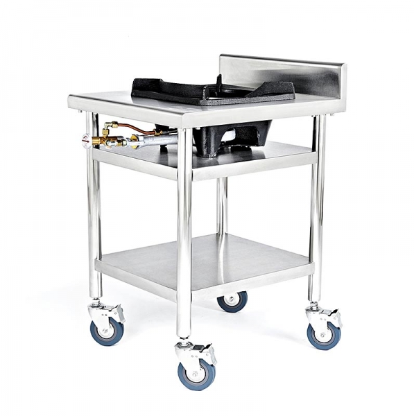 Roaring Dragon Basic- Wok-Brenner-Tisch-Station, für Gasbetrieb 24 kW, Edelstahl, 1 St