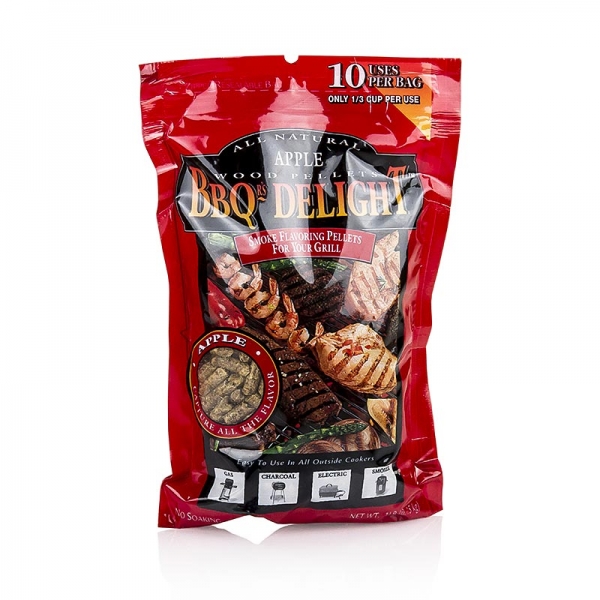 Grill BBQ - Räucherpellets aus Apfelholz, 450g