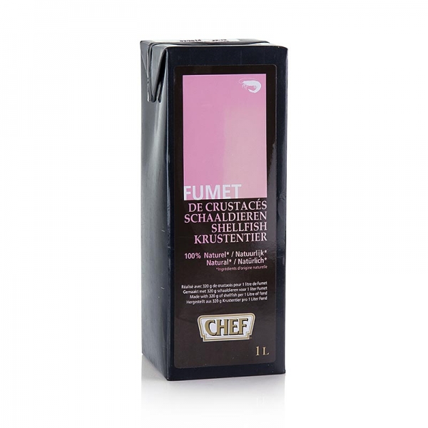 CHEF Premium - Krustentierfond, flüssig, küchenfertig, 1 l