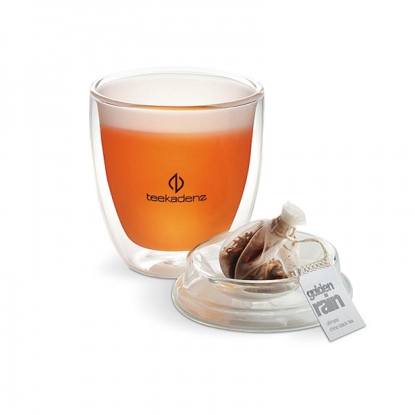 Teekadenz Doppelwand Teeglas "Ultimate", mit Deckel, 1 St