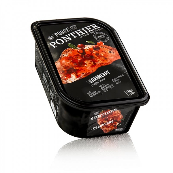 Püree- Cranberry, mit Zucker, TK, 1 kg