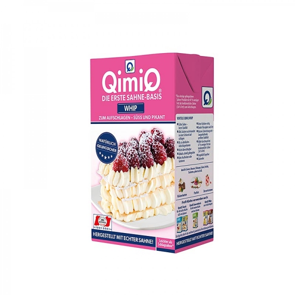 QimiQ Whip Natur, zum Aufschlagen für süße & pikante Cremes, 19% Fett, 250g