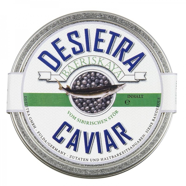 Desietra Baeriskaya Kaviar (baerii), Aquakultur, ohne Konservierungsm., 125g