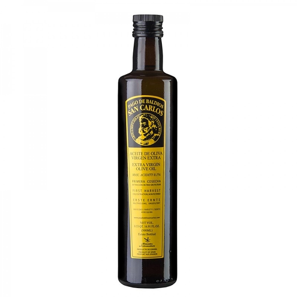 Pago Baldios San Carlos Olivenöl Extra Virgin, 100% Arbequina, 500 ml