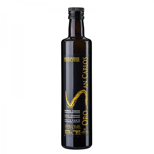 "Oro San Carlos", Olivenöl Extra Virgin, Arbequina & Cornicabra, 500 ml