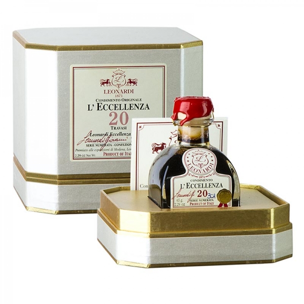 Leonardi - Balsamico Eccelenza Condimento, 20 Jahre, 65g