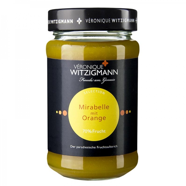 Mirabelle mit Orange - Fruchtaufstrich, 225g