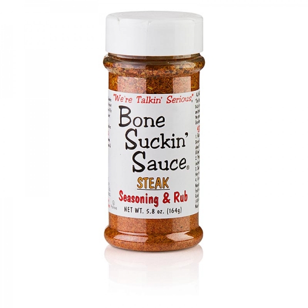 Bone Suckin´ Seasoning & Rub´, BBQ Gewürzzubereitung Steak, Ford´s Food, 164g