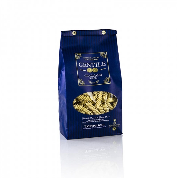 Pastificio Gentile Gragnano IGP - Tortiglioni, bronzegezogen, 500g
