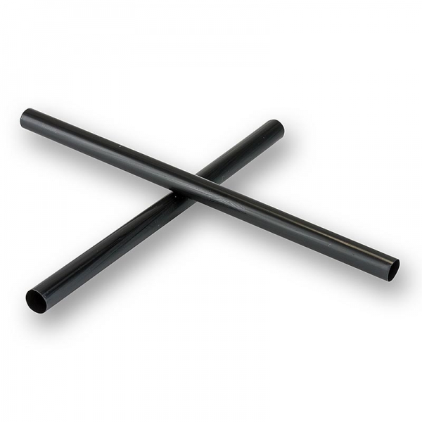 Cocktail Trinkhalme Jumbo, schwarz, ø 7mm, 12,5cm lang, 200 St