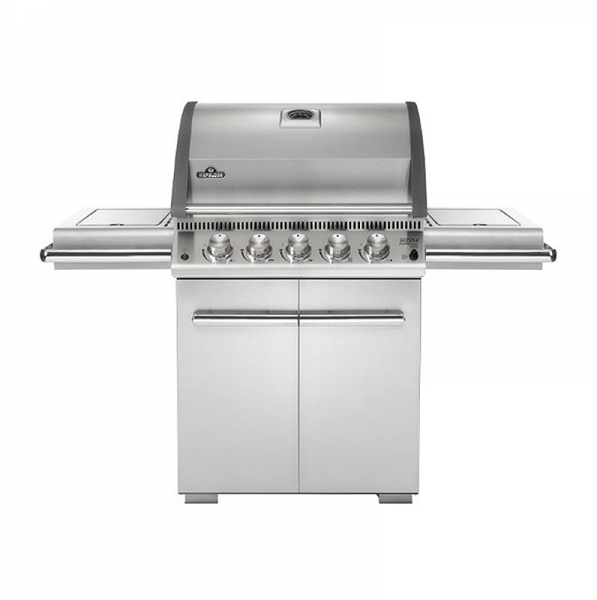 Gasgrill LE3, Edelstahl, 1 Infrarot-,3 normal Brenner, Eisbehälter, Schneidbrett, 1 St