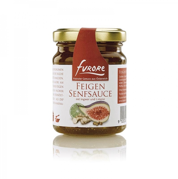 Furore - Feigen-Senf-Sauce, mit Ingwer und Limone, 180g