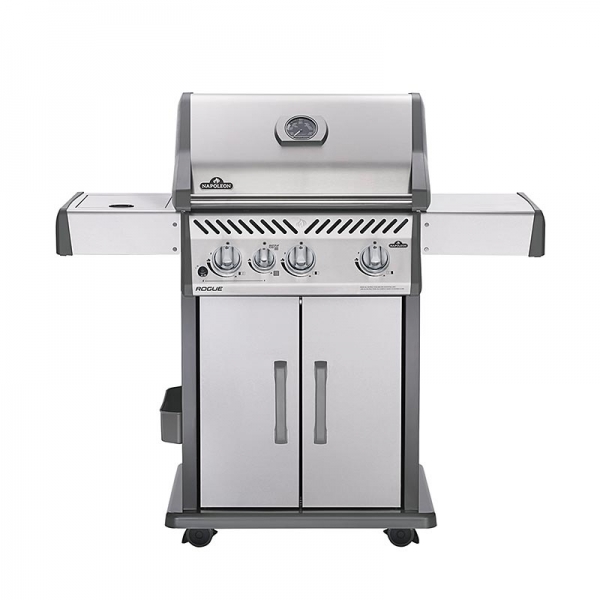 Gasgrill Rogue R3, Edelstahl, 4 Brenner+ Seitenbrenner+Ablage, 1 St
