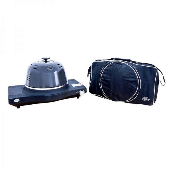 Rösle Gasgrill BUDDY Set, mit Grill, Tragetasche und Garhaube, 3 tlg.