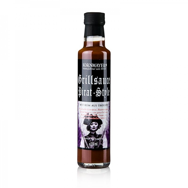 Kornmayer - Pirat - Style Grillsauce, mit Rum, 250 ml