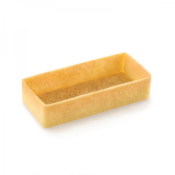 Dessert-Tartelettes - Filigrano, rechteckig, 7,3x3,3cm, H 1,8cm, Mürbeteig, 162 St
