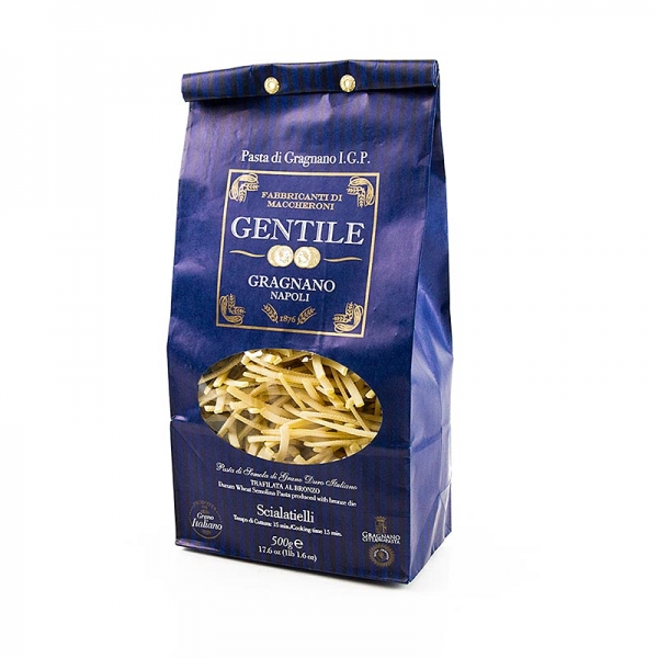 Pastificio Gentile Gragnano IGP - Scialatielli, bronzegezogen, 500g