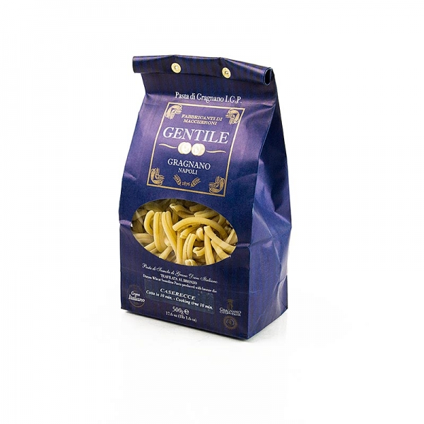 Pastificio Gentile Gragnano IGP - Casarecce, bronzegezogen, 500g