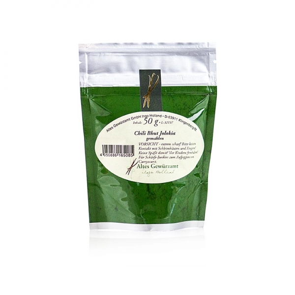 Chili Bhut Jolokia, gemahlen, Altes Gewürzamt, 35g