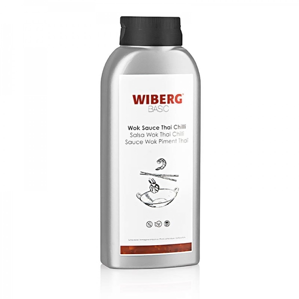 WIBERG BASIC Wok Sauce Thai Chilli (Chili), Squeezeflasche, 770g