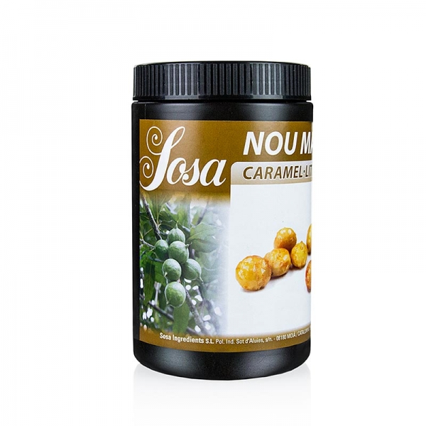 Macadamianüsse, ganz, karamellisiert, 600g