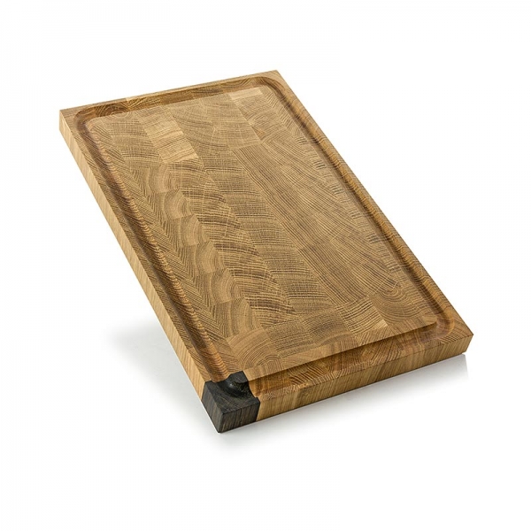 Maigo Schneidebrett, mit Saftrille, 44x28x3cm, Eichen- + Mooreichenholz, 1 St