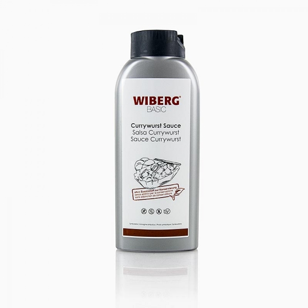 WIBERG BASIC Currywurst Sauce, ohne Konservierungsstoffe, Squeeze Flasche, 740g