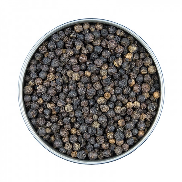 Schwarzer Urwaldpfeffer/Periyar-Kerala-Indien, ganz, Altes Gewürzamt, 70g