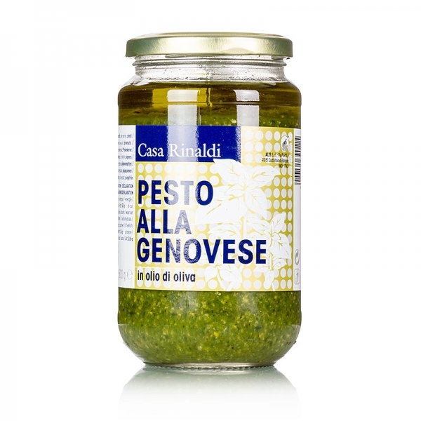 Pesto Genovese, vegan & laktosefrei (Basilikum-Sauce), Casa Rinaldi, 500g