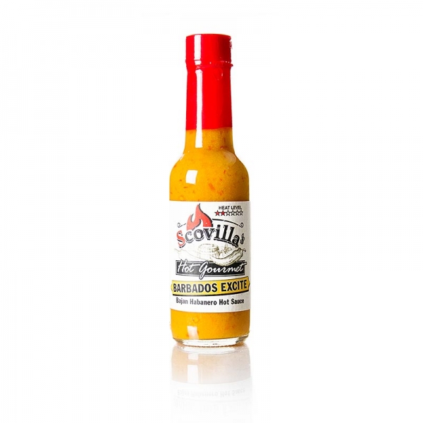 Scovilla Barbados Excite Sauce, Habanero Chili, 148 ml