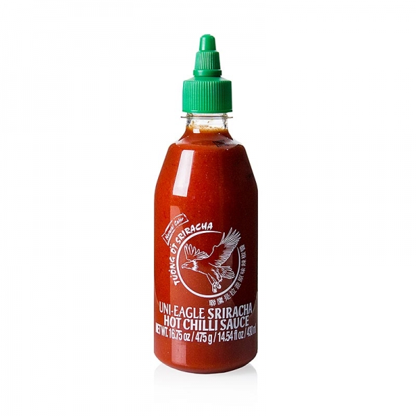 Chili-Sauce - Sriracha, pikant, Squeeze Flasche, Uni-Eagle, 430 ml