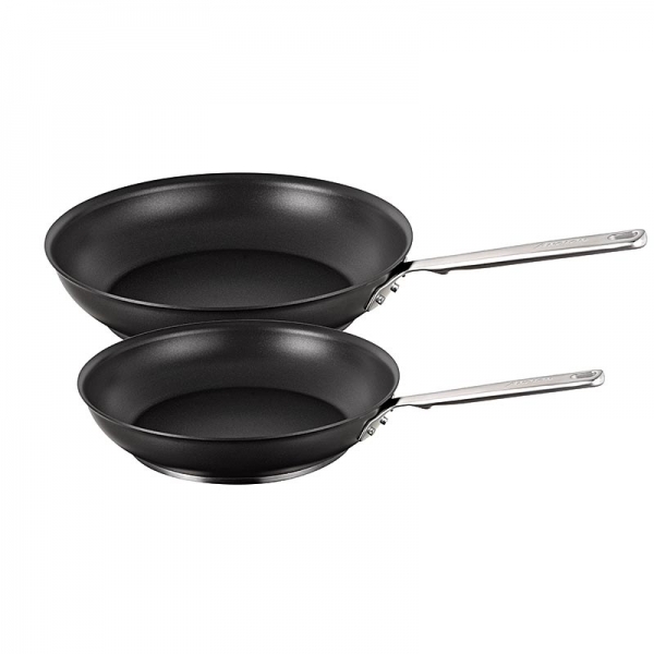 Anolon Bratpfannen Twin Pack Set, Ø25+22cm, alle Herdarten, 2 tlg.