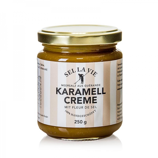 Sel la Vie - Karamell Creme mit Fleur de Sel, 250g