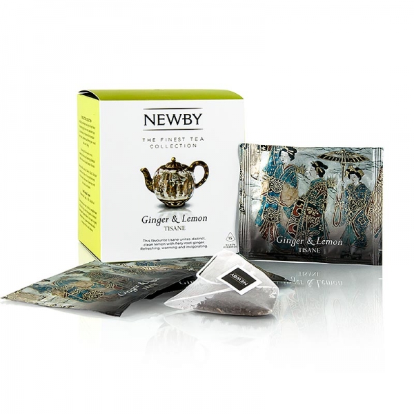 Newby Tea Ginger & Lemon, Infusion, Kräutertee, 37,5g, 15 St