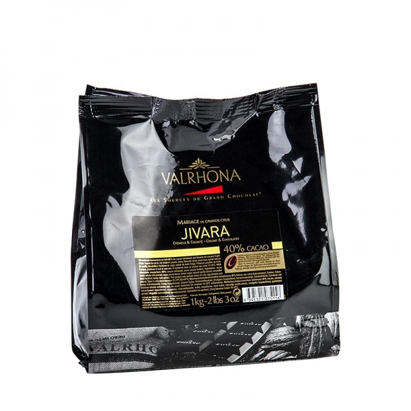 Jivara Lactée "Grand Cru", Vollmilch Couverture, Callets, 40% Kakao, 1 kg