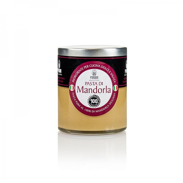 Mandelpaste, Sizilianische Mandeln, Pariani, 180g