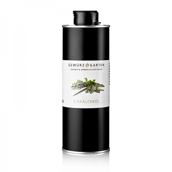Gewürzgarten 5-Kräuteröl in Rapsöl, 500 ml