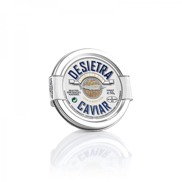 Desietra Selection Kaviar vom Albino-Sterlet, Aquakultur Deutschland, 50g