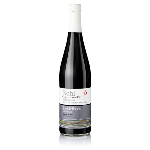 Gourmet PLUS Bergapfelsaft + Heidelbeere, 750 ml