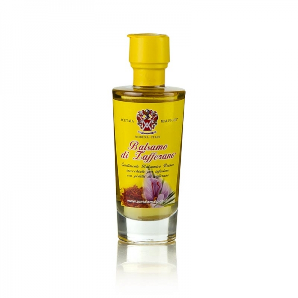Balsamo di Zafferano, Condiment mit Safran, 8 Jahre, Malpighi, 100 ml